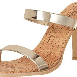 Brand New/Never Worn - Rampage Women's Jolene Heeled Mule Sandal